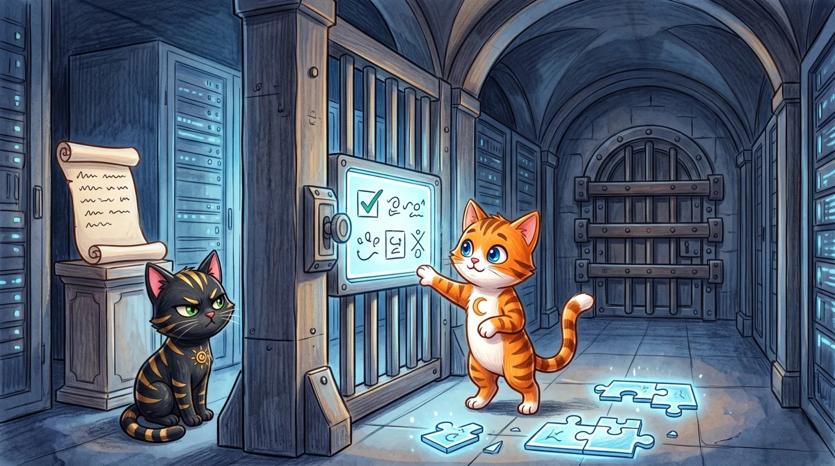 AMPM illustration: Official pricing remains hidden behind empty dynamic pages, verification hurdles, and blocked doorway