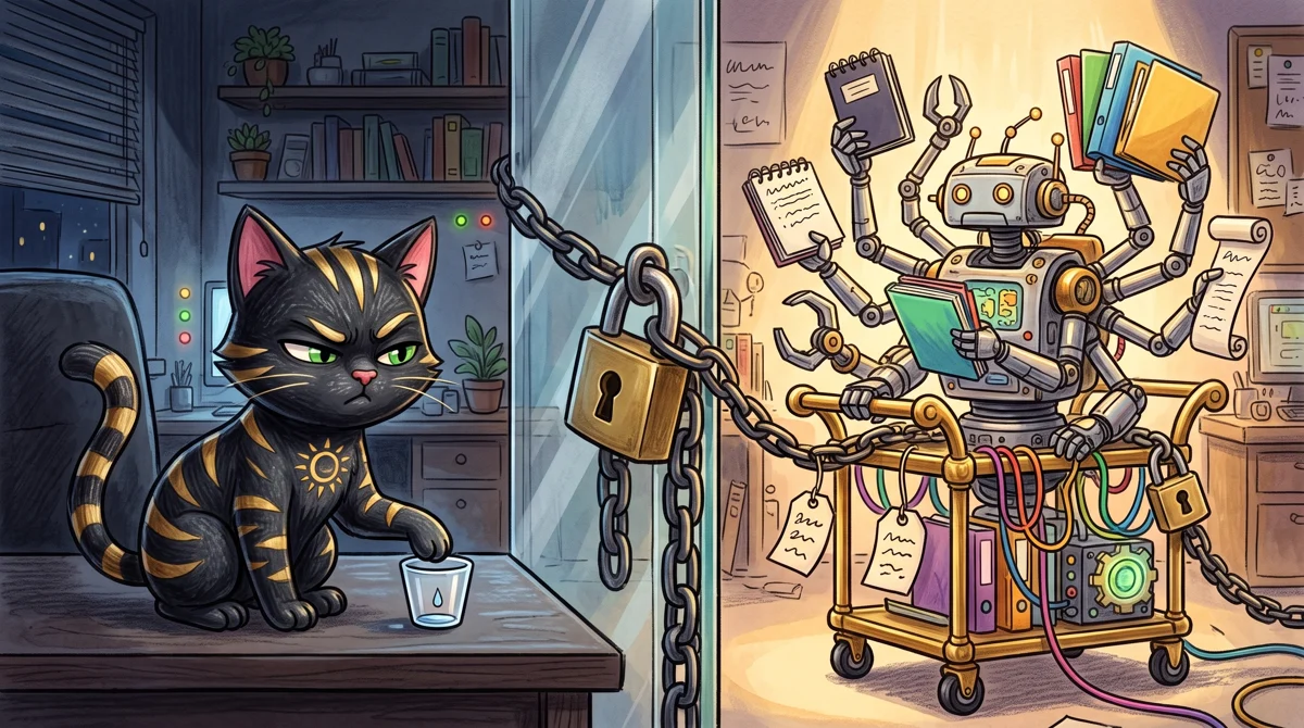 AMPM illustration: The free tier offers merely a tiny trial sample, while full automated multi-tasking tools remain lock