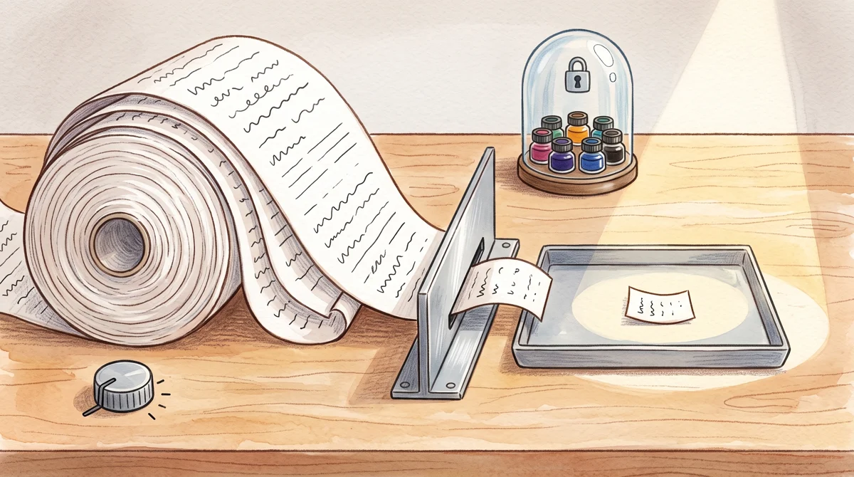 AMPM illustration: The free version only rewrites tiny text fragments at once, leaving longer manuscripts completely sta