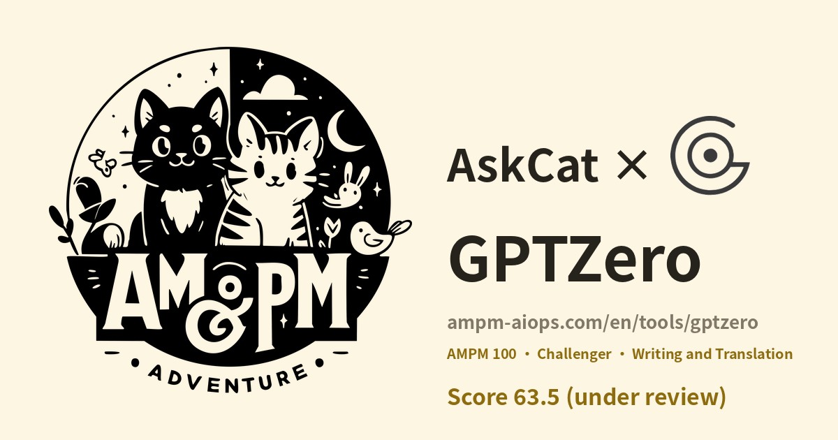 AMPM AI Ops × GPTZero: verified pricing and free tier