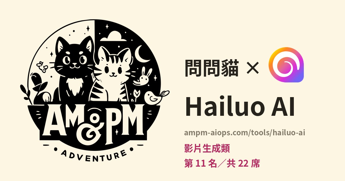 問問貓 × Hailuo AI 價格與免費額度實查