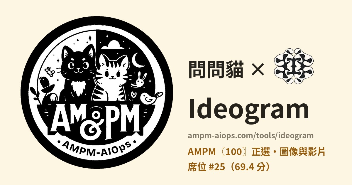 問問貓 × Ideogram 價格與免費額度實查