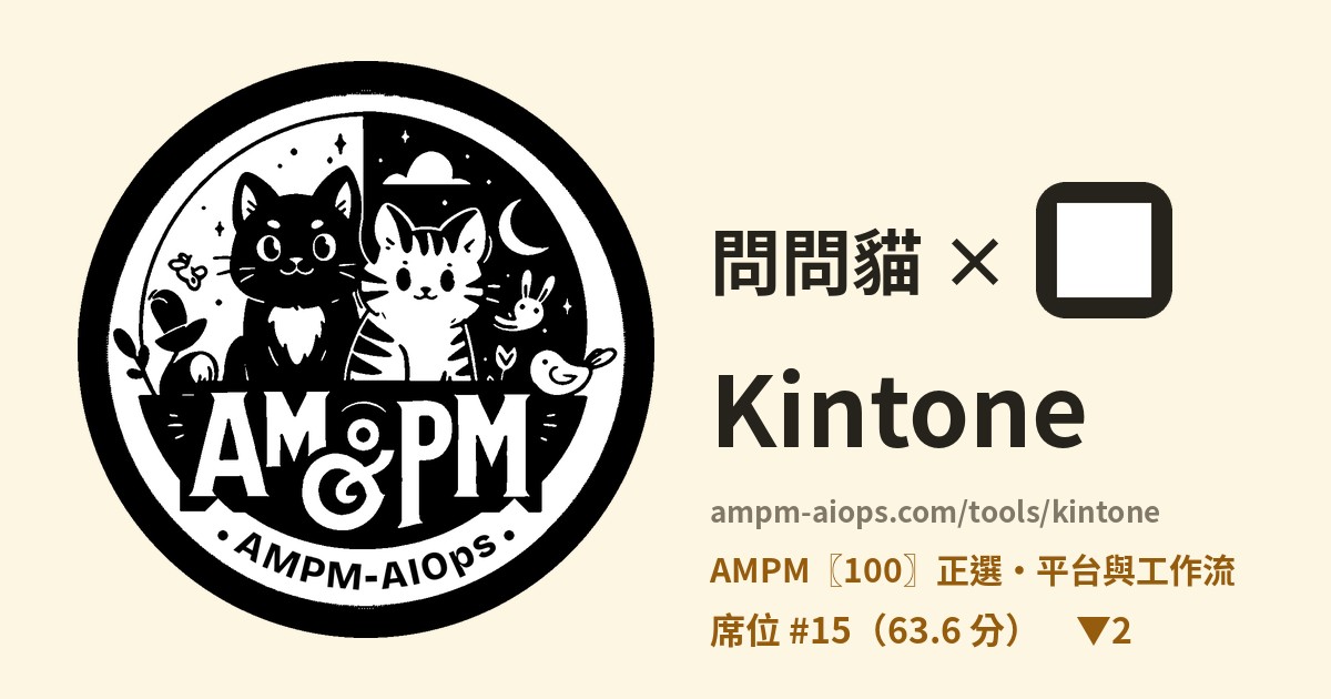 問問貓 × Kintone 價格與免費額度實查