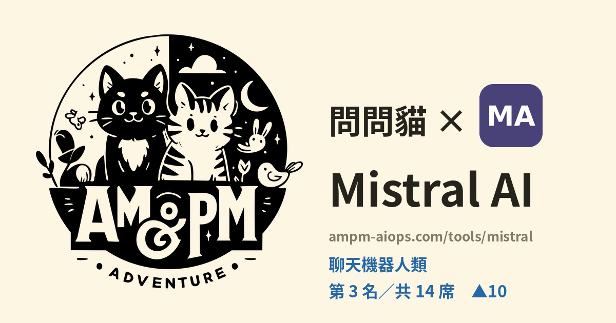 問問貓 × Mistral AI 價格與免費額度實查