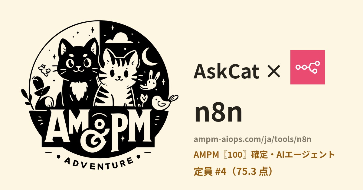 問問貓 × n8n 料金と無料枠の実査