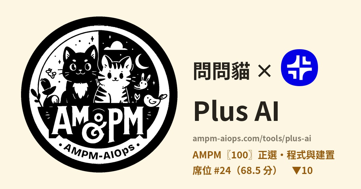 問問貓 × Plus AI 價格與免費額度實查