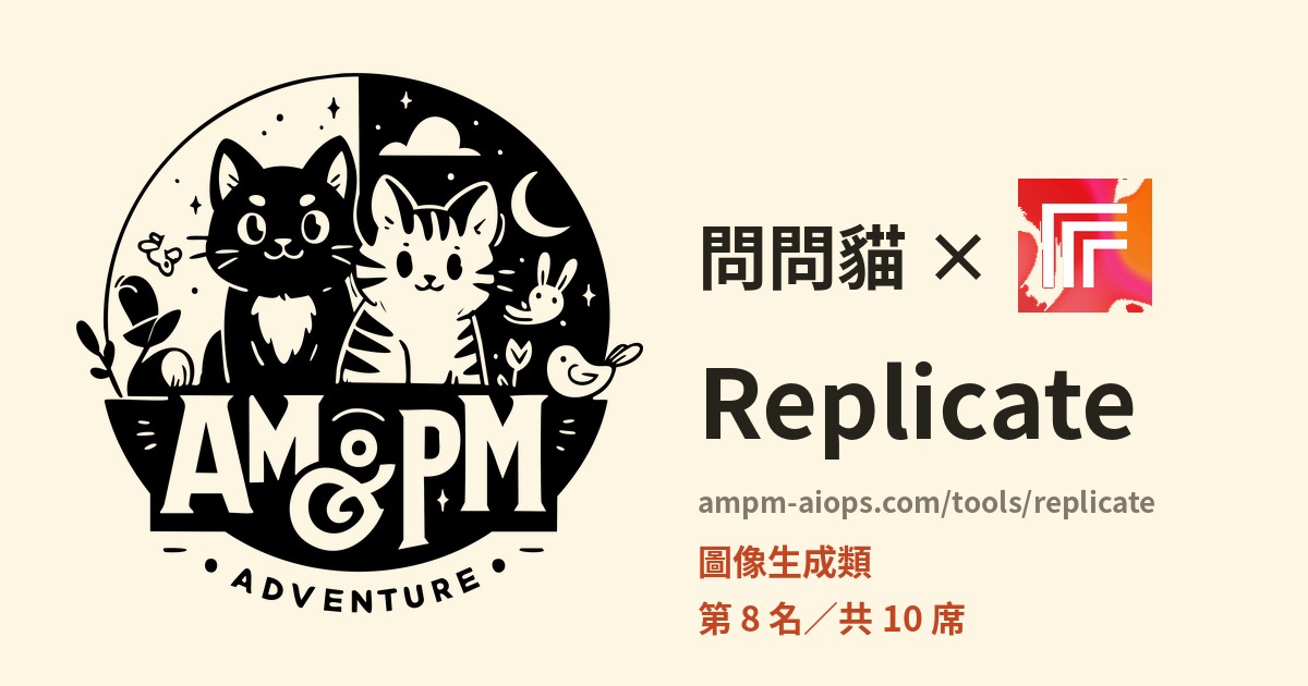 問問貓 × Replicate 價格與免費額度實查