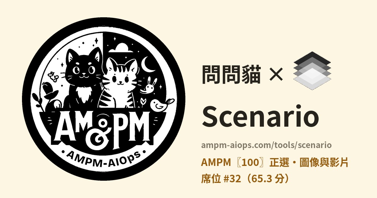 問問貓 × Scenario 價格與免費額度實查