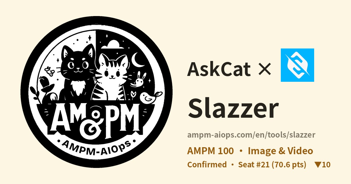 AMPM AI Ops × Slazzer: verified pricing and free tier