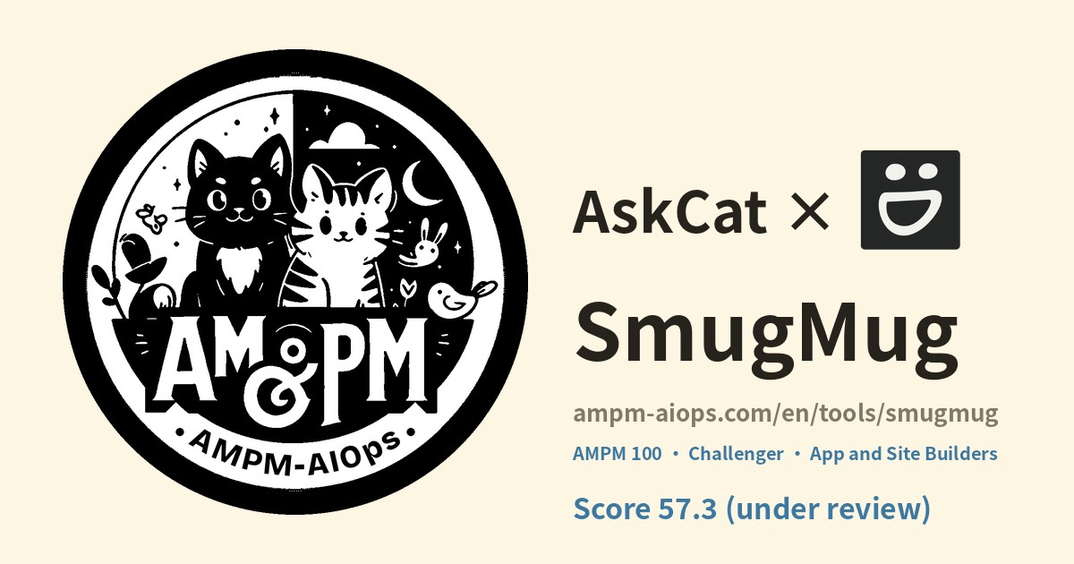 AMPM AI Ops × SmugMug: verified pricing and free tier