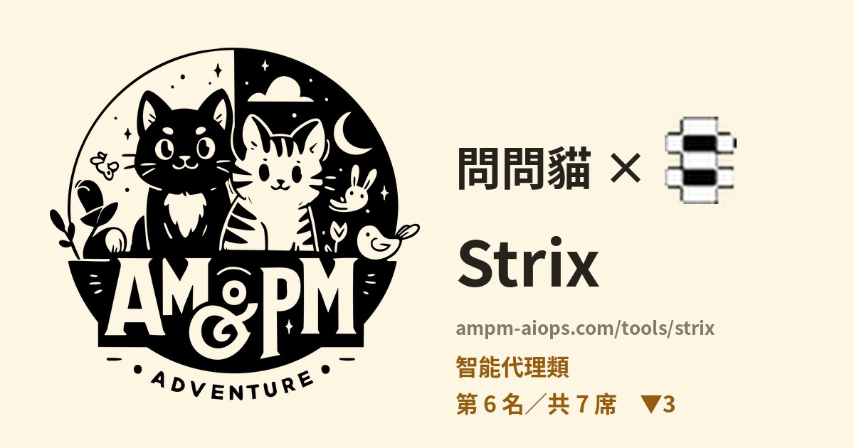 問問貓 × Strix 料金と無料枠の実査