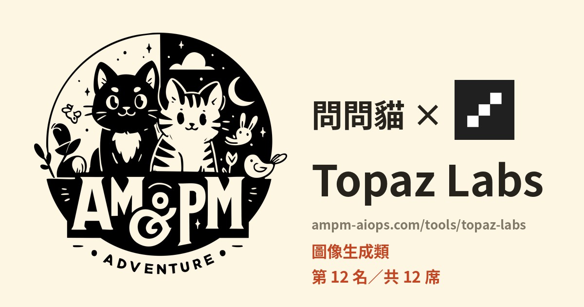 問問貓 × Topaz Labs 價格與免費額度實查