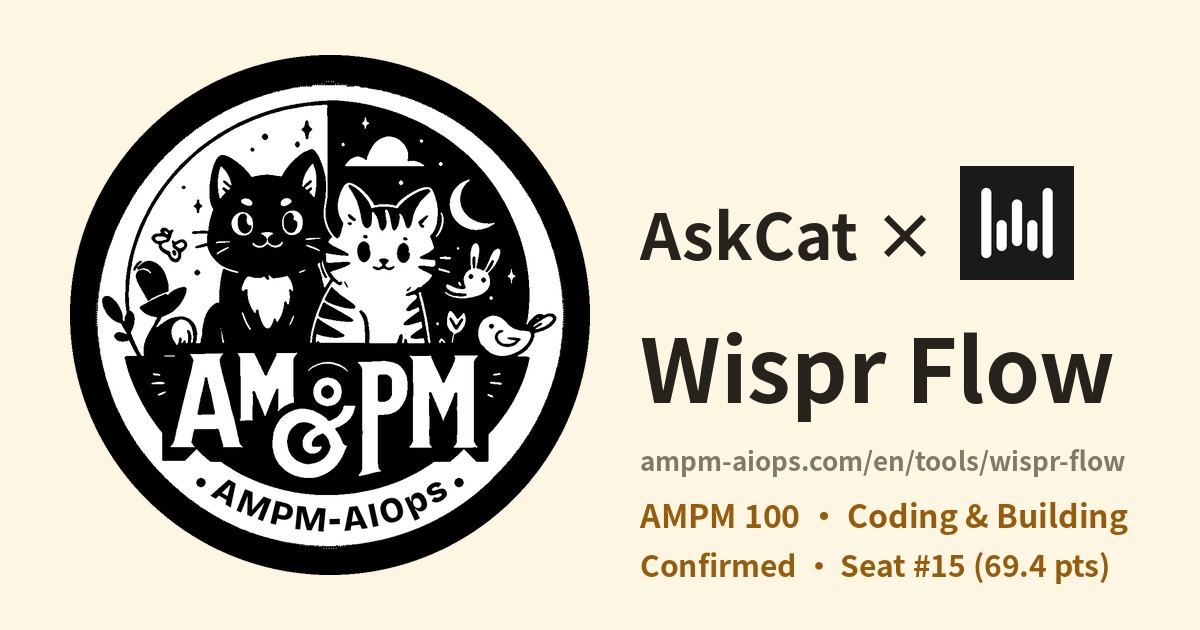 AMPM AI Ops × Wispr Flow: verified pricing and free tier